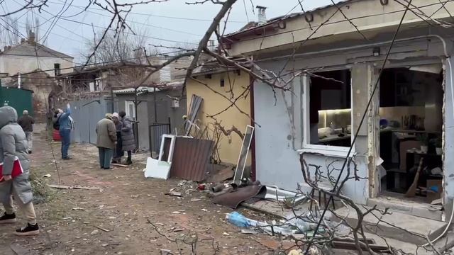 Николаев после налета дронов
