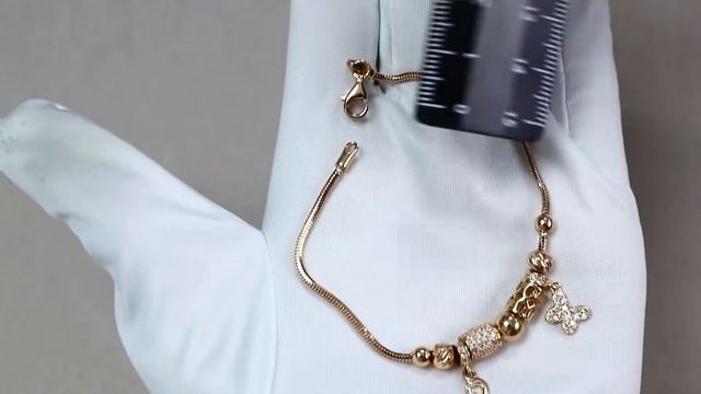 Пандора-CHARM браслет золотой Au 585° бт001ск-61