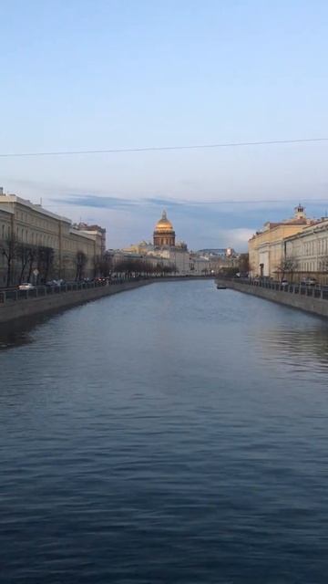 Исаакиевский собор, Санкт-Петербург. Вечером.