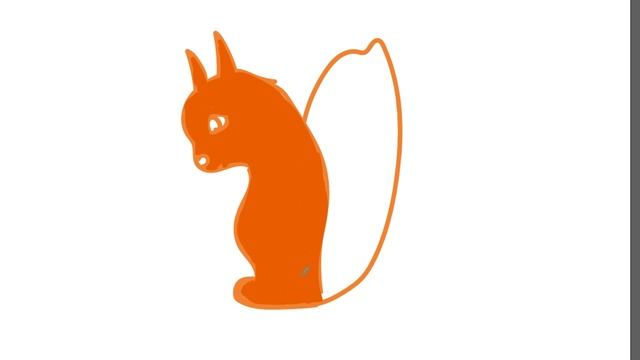 Рисуем милую белочку часть 48