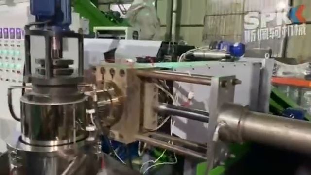 ГРАНУЛЯТОР С ВОДОКОЛЬЦЕВОЙ РЕЗКОЙ ДЛЯ ТВЁРДЫХ И МЯГКИХ  ОТХОДОВ С БОКОВЫМ ПИТАТЕЛЕМ