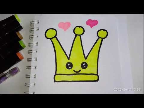 КАК НАРИСОВАТЬ КОРОНУ. ПРОСТЫЕ РИСУНКИ ДЛЯ НАЧИНАЮЩИХ.