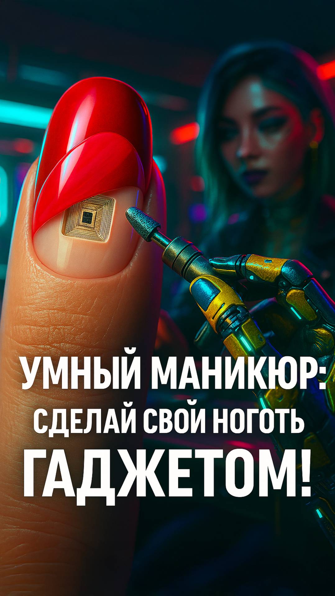 Умный маникюр: чип на ногте, который может спасти!