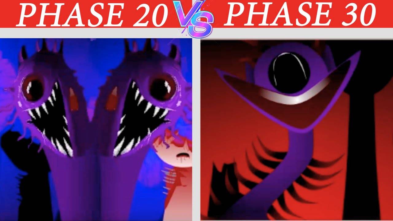 Incredibox Sprunki Phase 20 против Incredibox Sprunki Phase 30 смешайте все музыку и персонажи