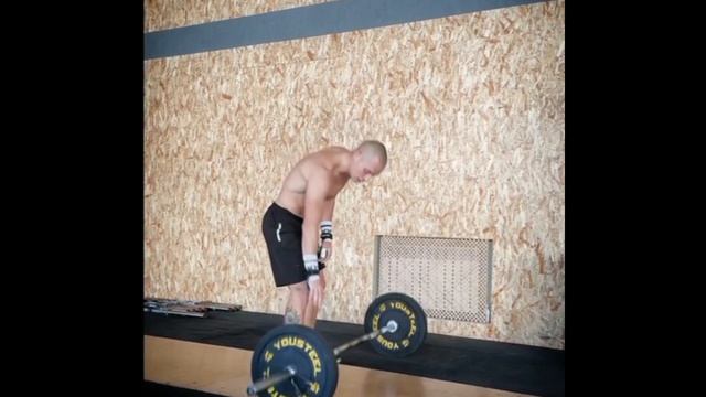 Рывок с пола в стойку синглами