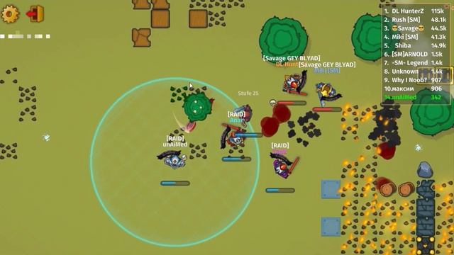 Dynast.io (Old) | 372k Highscore‼ Raid with AiM Squad 😈