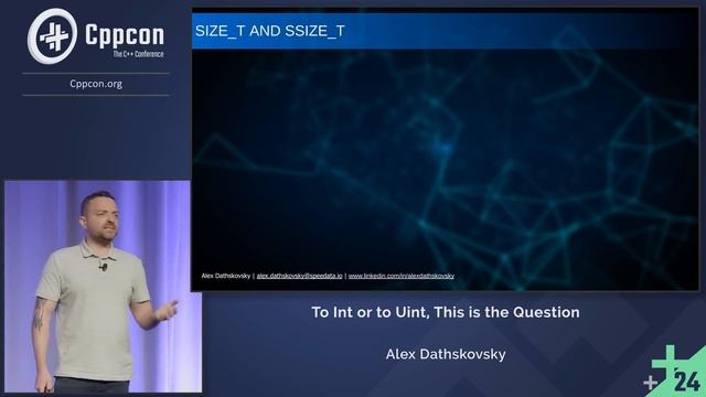 To Int or to Uint, This is the Question - Alex Dathskovsky - CppCon 2024