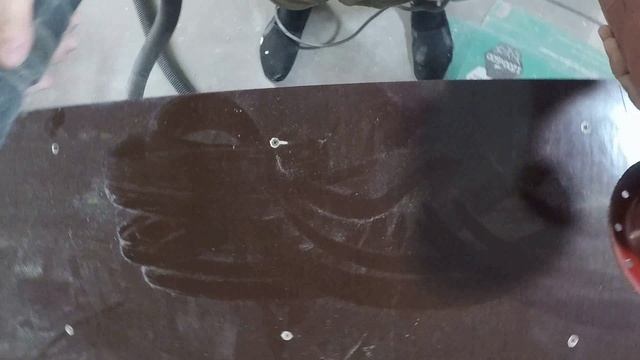 Как сделать подоконник из фанеры и паркета.