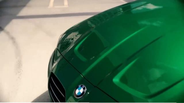Glossy green car wrap vinyl