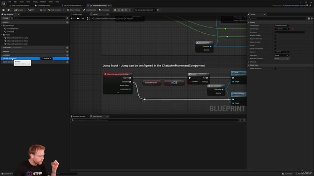47 - Extended Movement Component Adding Disable Movement Boolean