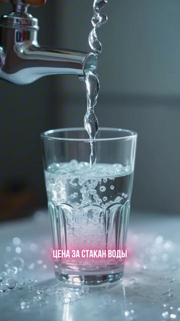 Цена за стакан воды