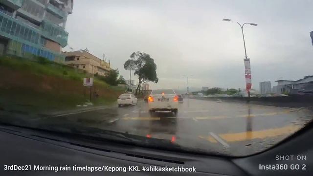 3Dec21 Rainy morning #insta360go2 #timelapse