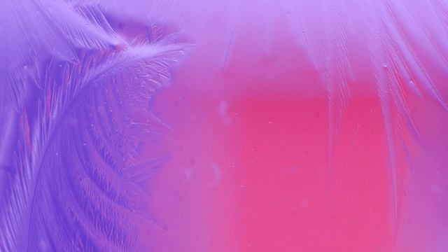 Ice crystals on glass