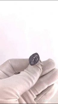 Кольцо из серебра. Марказит