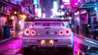 Спокойные Japanese JDM night racing треки