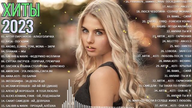 Хиты 2023 - Хиты 2022 ️🎷Топ Шазам 2023 🎵Лучшие Хиты 2023 ~ Новинки Музыки 2022 ~ Русская Музыка