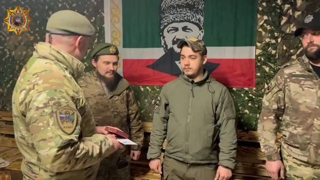 Награждение отличившихся в ходе специальной операции «Поток» бойцов отряда «Тимсо» спецназа «АХМАТ»
