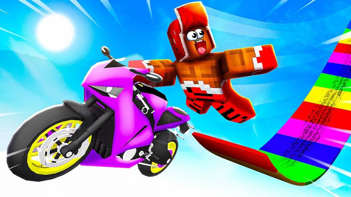 САМЫЙ БЕЗУМНЫЙ ПРЫЖОК на БАЙКЕ!😱 КТО УЛЕТИТ ДАЛЬШЕ в Роблокс ВЛАДУС