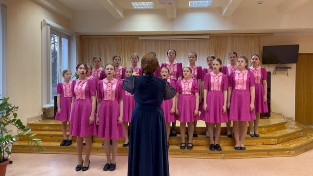 3 произведения. Старший хор Краснополянского музыкального отделения