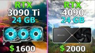 RTX 3090 Ti 24 GB vs RTX 4090 24 GB - Clash of the Titans!