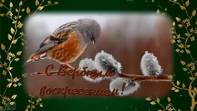 С вербным воскресеньем