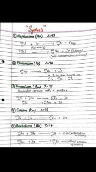 Transuranium elements | Transuranic elements | Man made elements