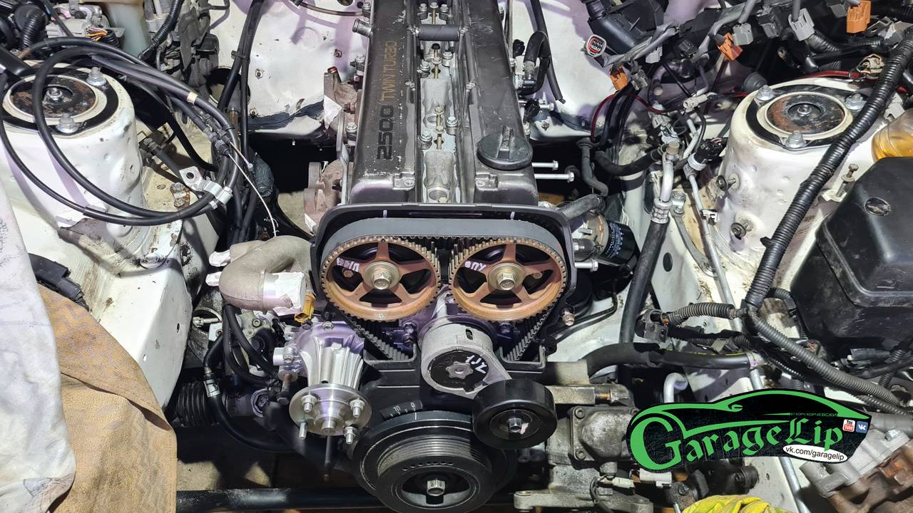 Toyota SOARER Сборка ГРМ  1JZ-GTE TT non VVTI