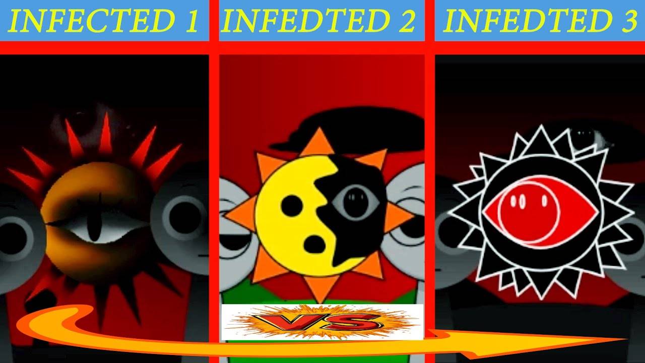 Incredibox Sprunki инфицирована против Sprunki Phase 2, инфицированная против Sprunki Phase 3