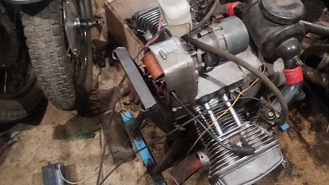 запуск двигателя Днепр мт-11