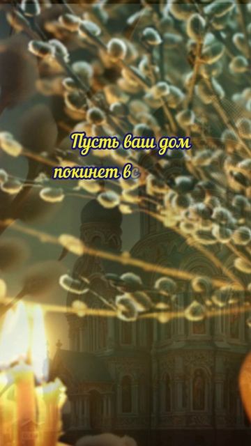 С Вербным воскресеньем!# праздник#верба# храм#shorts