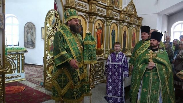 Праздник Входа Господня в Иерусалим в Кафедральном соборе г. Карасука