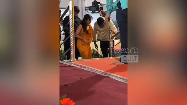 𝐍𝐚𝐭𝐢𝐨𝐧𝐚𝐥 𝐂𝐫𝐮𝐬𝐡 Rashmika Attended her assistant’s Sai Wedding | Rashmika Videos | Telugu Cult