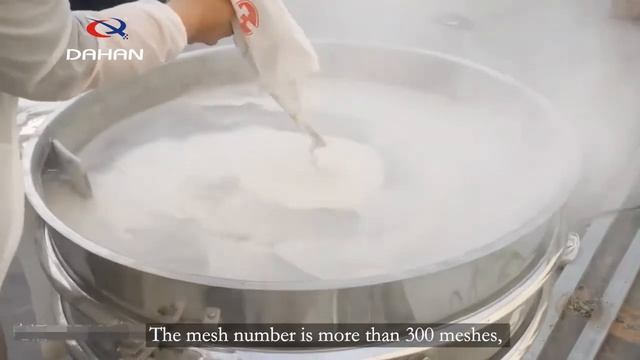 Stainless steel ultrasonic vibro sifter for tapioca starch