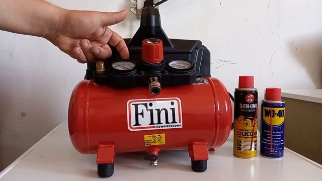 😳 COMPRESSORE FINI SUPER SILENZIATO 😴 👍 e LUBRIFICATO... 🖐 MANUALMENTE 😳