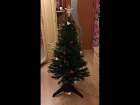 Елка светящаяся вращающаяся 150см