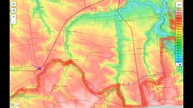 Мирноградско-Торецкое направление на 13 апреля