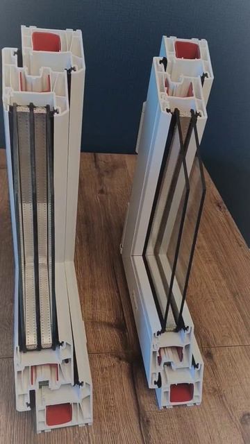 60 мм или 70 мм профиль пластиковых окон.