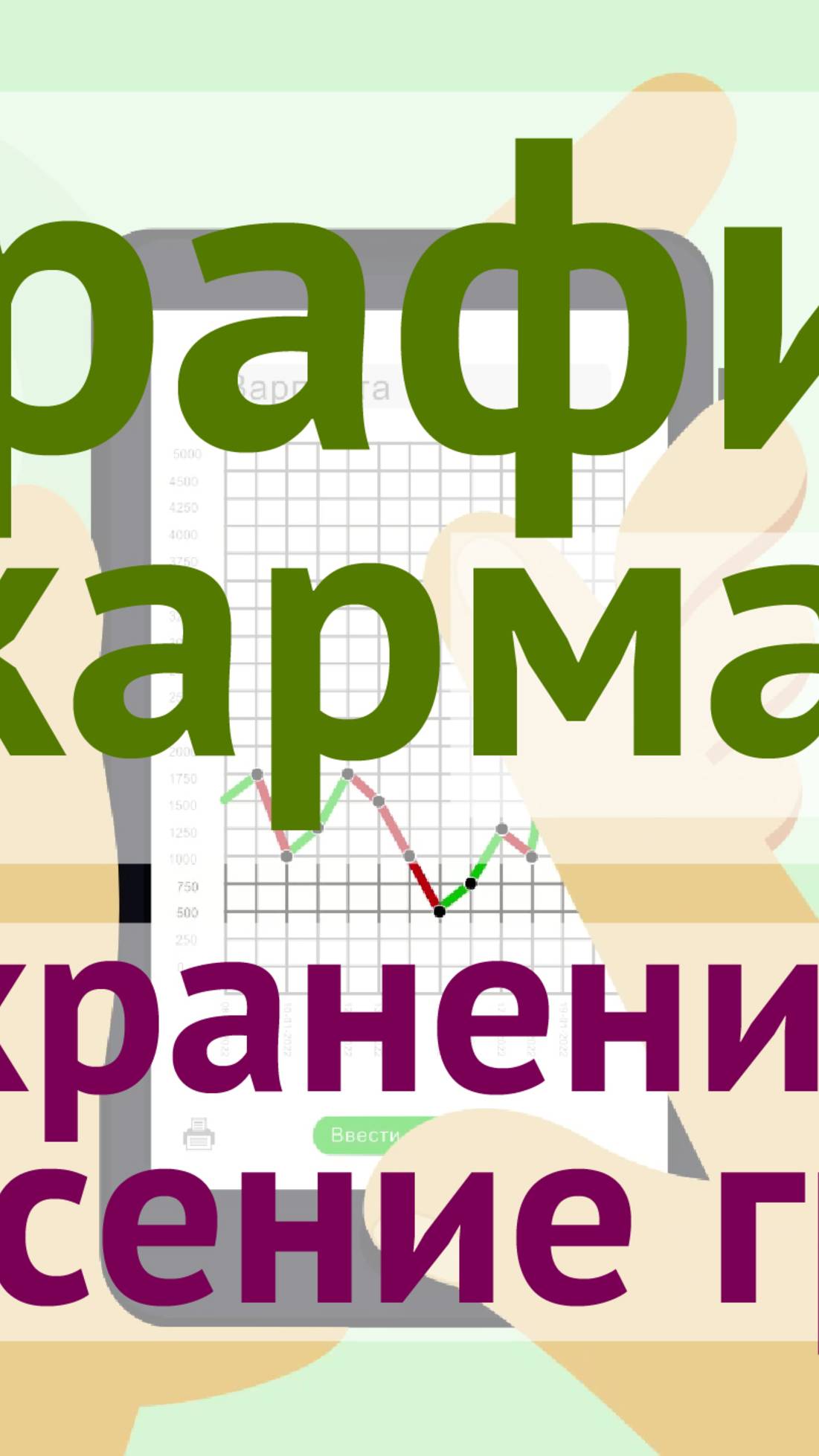 График в кармане - сохранение и перенесение графика