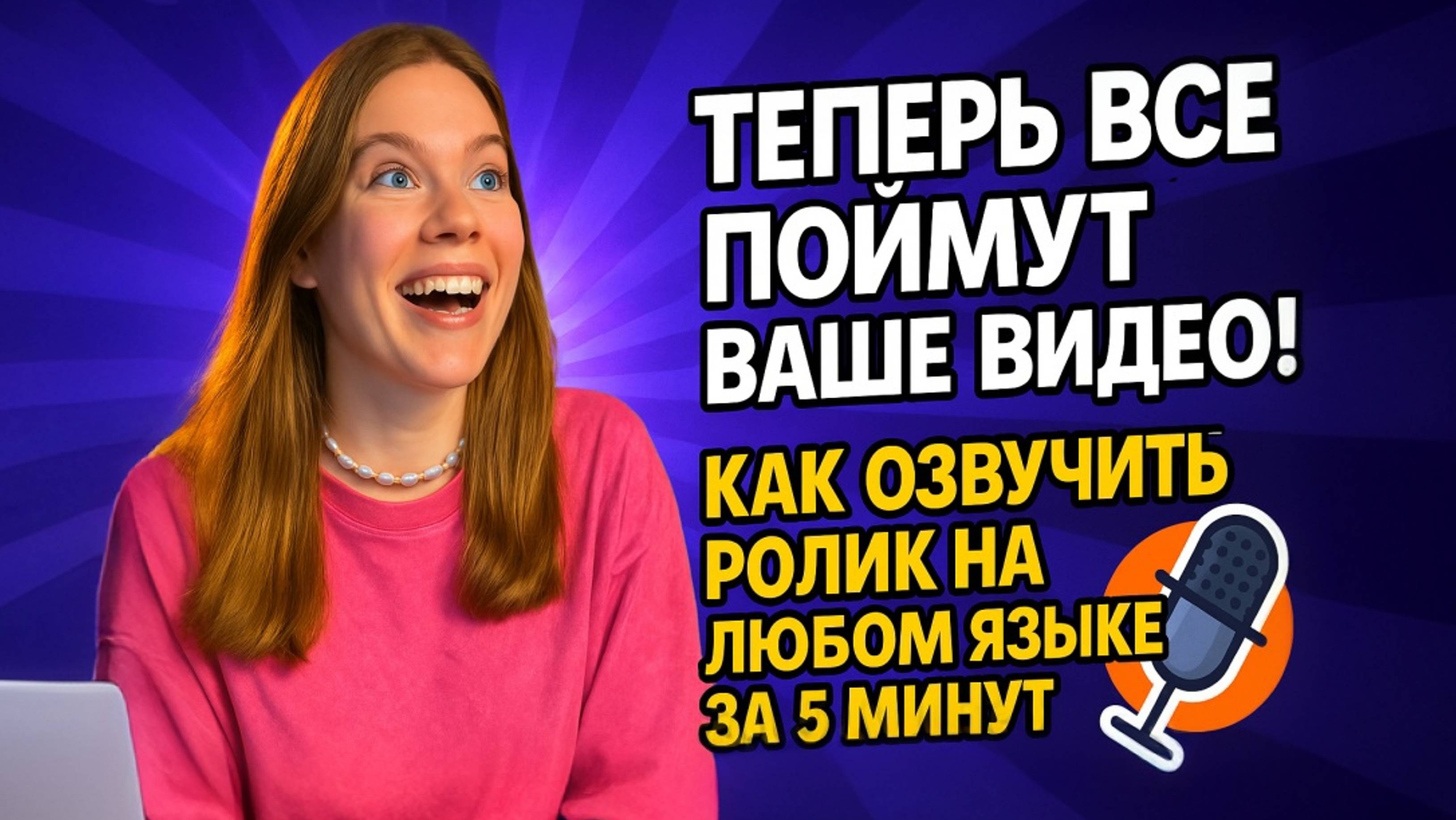 Теперь ВСЕ поймут ваше видео! Как озвучить ролик на любом языке за 5 минут