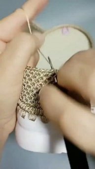 NICE IDEA😍 Very beautiful and easy Sneaker crochet knitting #1052