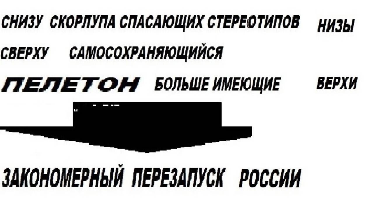8-12  НИЗЫ  и  ВЕРХИ(ПЕЛЕТОН)  Несостоятельность внизу и вверху   Взаимная