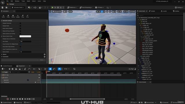 8. Constrains and Space Switching in Unreal Engine
