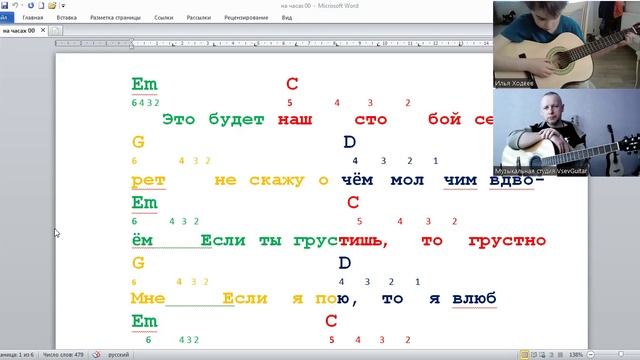➡️ВидеоКонспект урока. 🎼Музыкальная студия VsevGuitar. Уроки гитары во Всеволожске и онлайн🎸