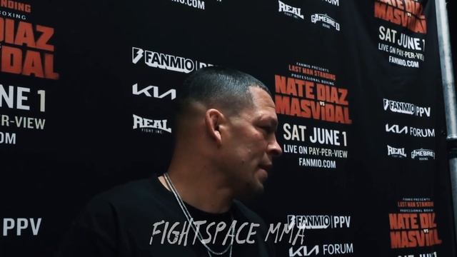 «Бой с Конором будет стопудово!» - Нейт Диаз перед боем с Масвидалем | FightSpaceMMA