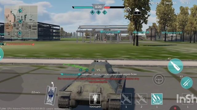 Моё первое видео в War thunder mobile!!!