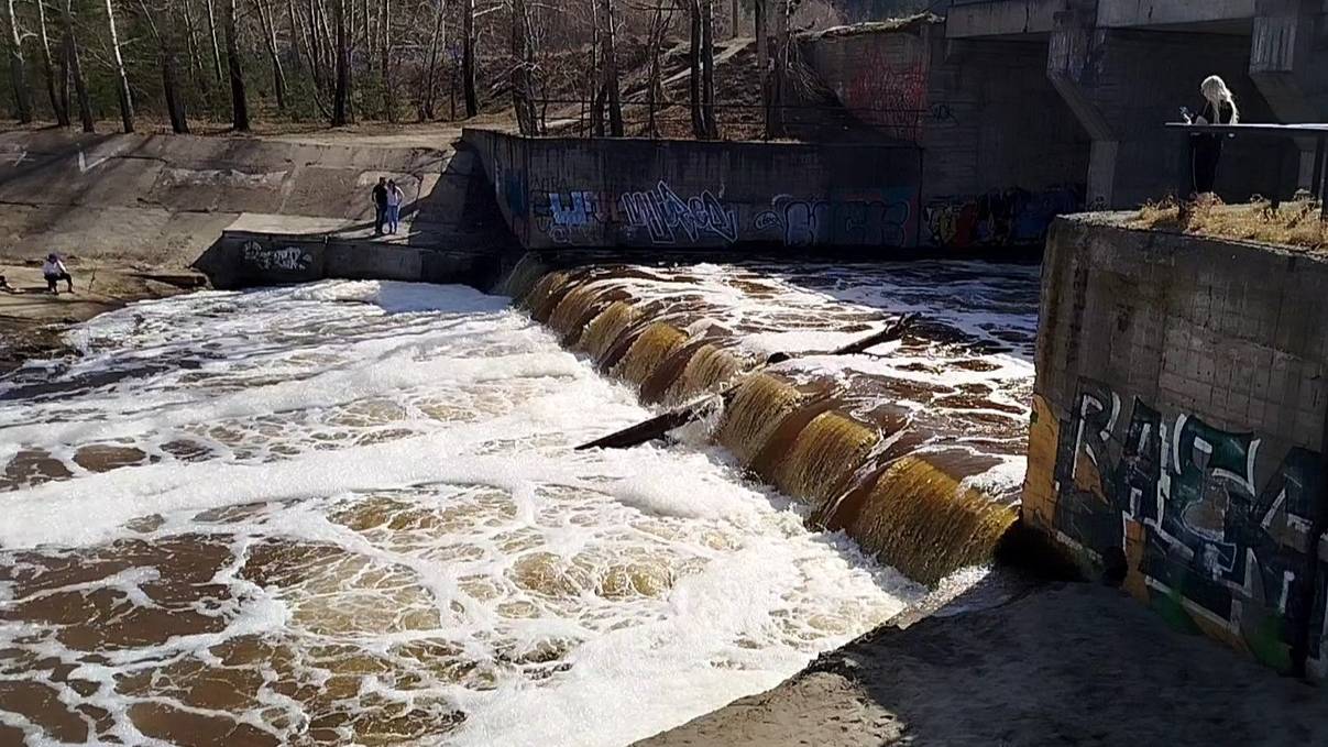 Прогулка на дамбе Булыгино. Река Барнаулка