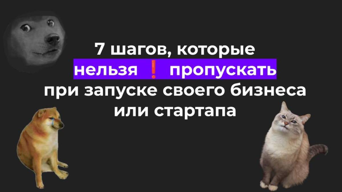 Как начать бизнес или запустить стартап с нуля - пошаговый алгоритм - Глеб Федосеев