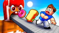НАКОРМИ ГИГАНТА или ОН ТЕБЯ СЪЕСТ в РОБЛОКС! 😱🍔 ВЛАДУС