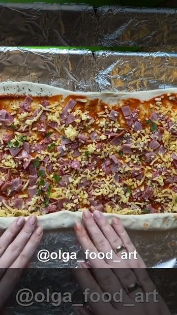 😋Рулетики пицца