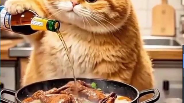 кот и утка